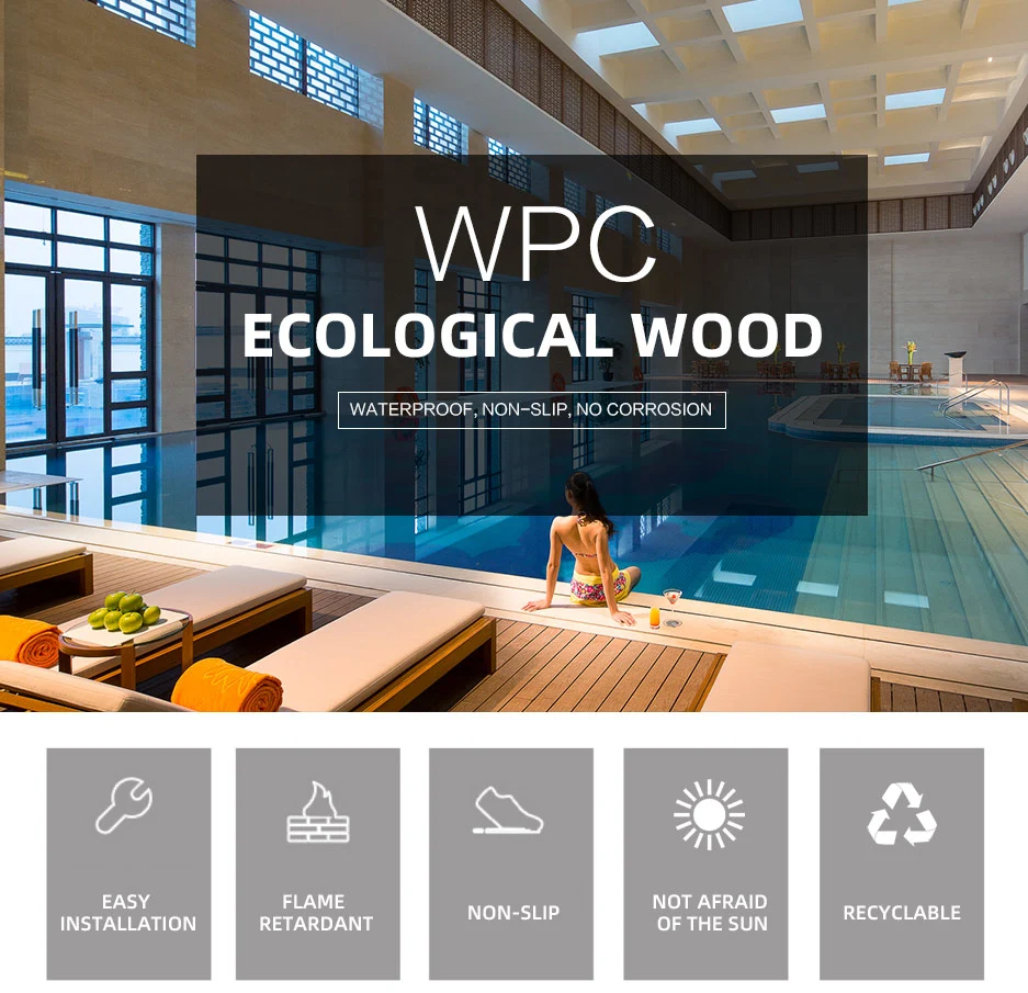 Outdoor WPC Deck Wood Composite Decking