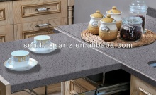 grey quartz artificial stone countertop