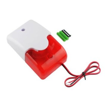 12VDC RED SIREN STROBE LIGHT