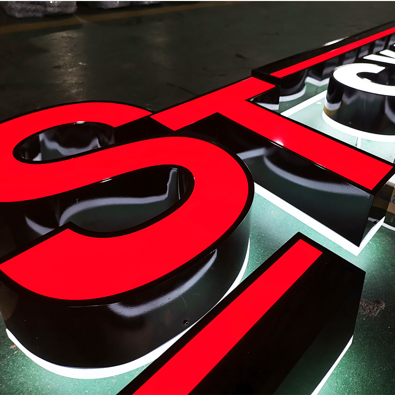 Acrylic Back Light Led Frontlit Letter Lights Sign