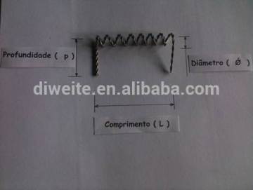 0.8mm twisted tungsten wire for vacuum coating
