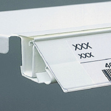 Plastic Shelf Edge Clip Data Strip Label Holders for Supermarket Solutions