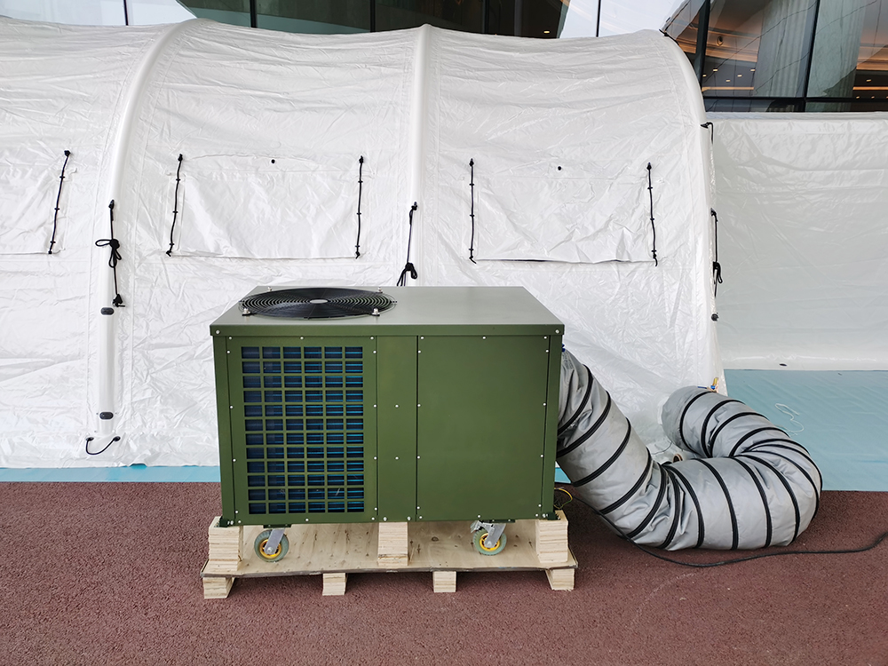 how to make a camping tent air conditioner