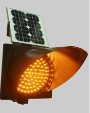 Single Side Movable Solar Yellow Flash Lamp