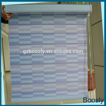 Office decro zebra blind double layer zebra roller blind