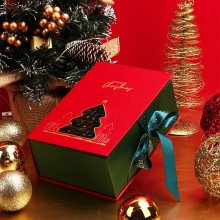 크리스마스 선물 포장 커스텀 마그네틱 양말 종이 상자