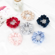 DOMOHO New Women's Silk Scrunchie Hair Tie for Curls