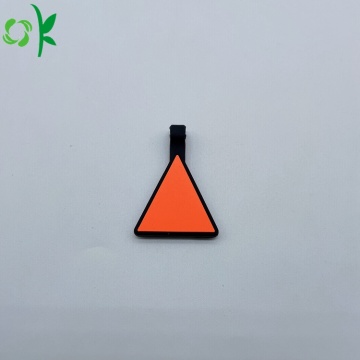 Triangle Personalized Comfortable Silicone Pet ID Card
