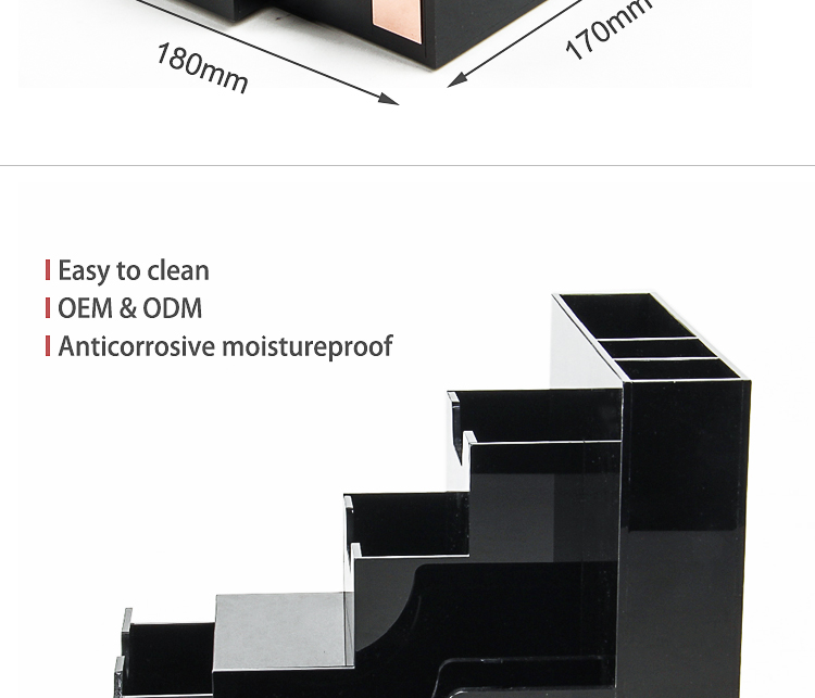 Stationery Supplies Acrylic File Storage set desk Desktop Office Desk Organizer