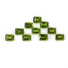 Peridot Faceted Natural Crystal Good Natural Peridot