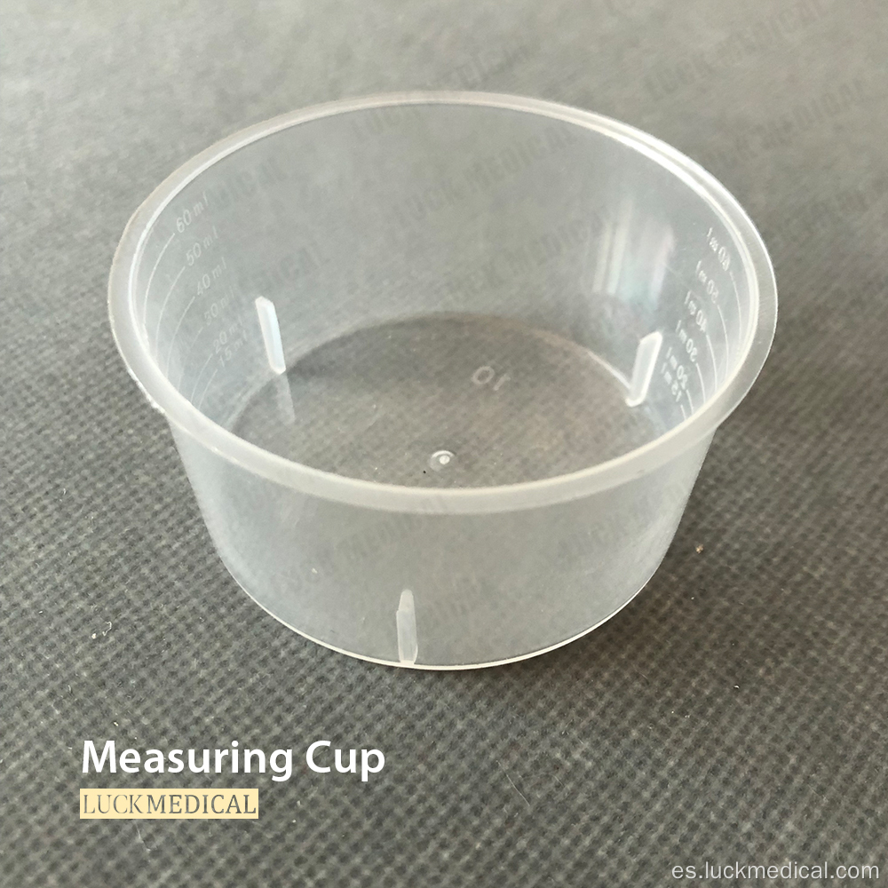 Copa de plástico de plástico desechable Grado médico 50 ml