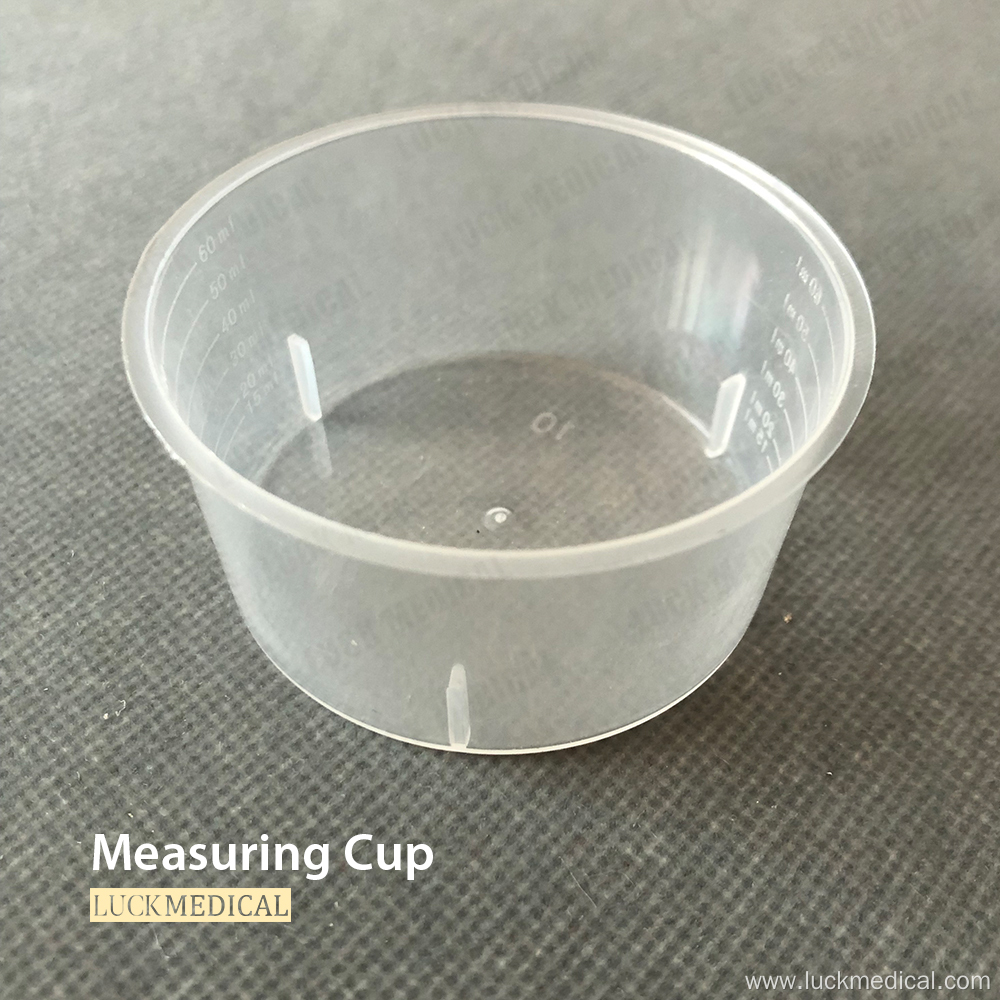 Disposable Plastic Measuring Cup Medical Grade 50ml