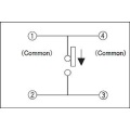 Thin-action Positioning Pin สวิตช์แบบสองทิศทาง