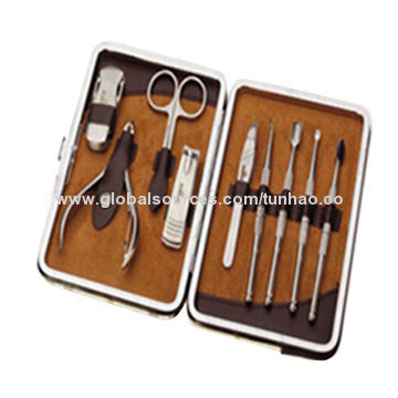 Practical Nail Care Manicure Set, Made of Stainless Steel Material, Various Designs Available