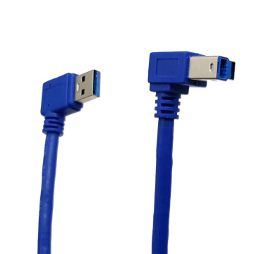 90 Degree Right Angle USB 0 Printer Cable