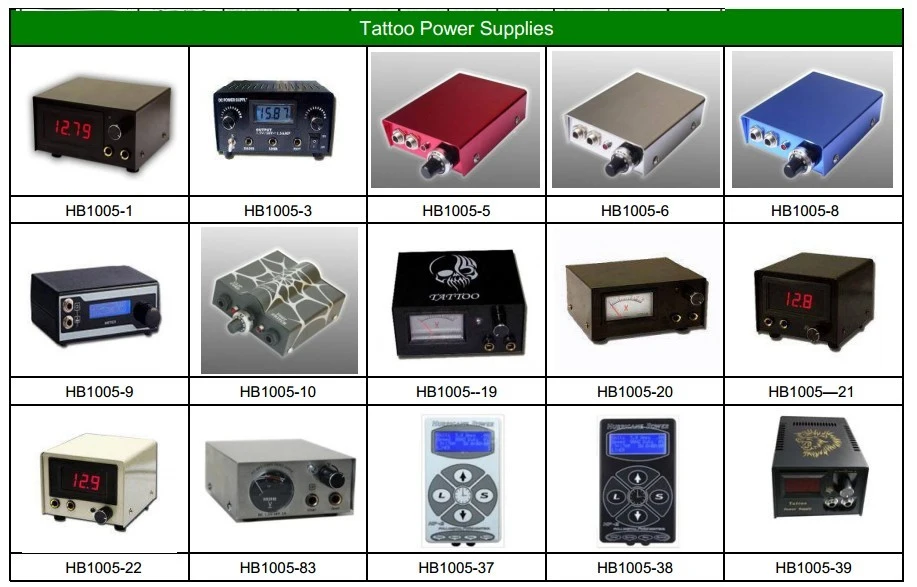 Quality Assurance 10 Turn Mini Digital Tattoo Machine Power Supply