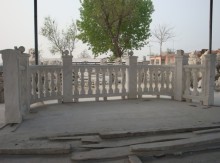 Hand Carved Outdoor Marble Balusters For Sale