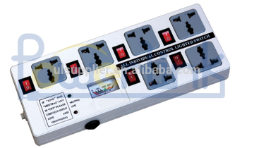 S10224 Peru socket/Peru power strip/Peru multiple extension socket with switch 6outlet