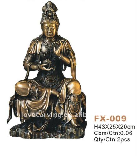 Antique bronze carving home decoration bronze buddha statue