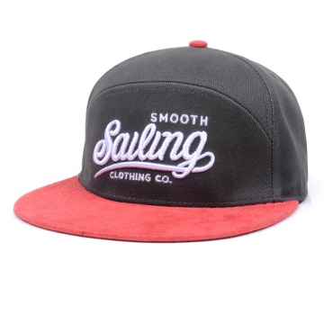 Designer snap back cap,custom snap back 6 panel,custom snap back with suede brim