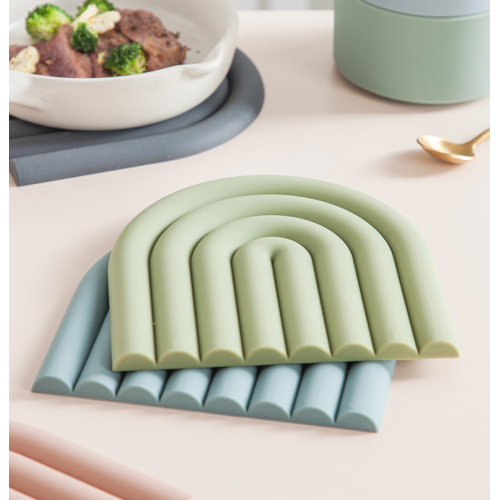 Partihandel Rainbow Silicone Table Placemat Mats