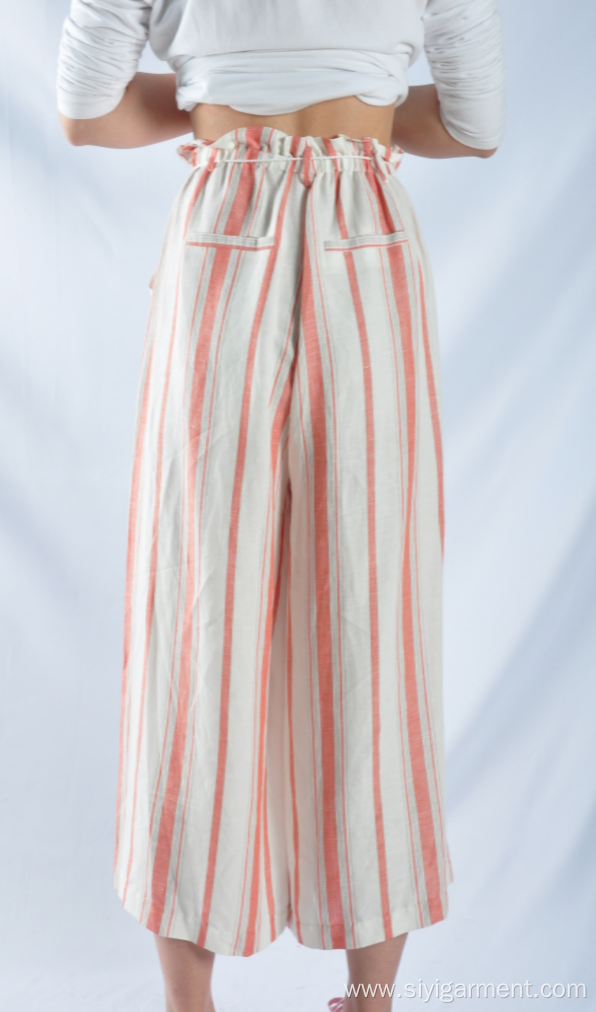 Full Rayon Wide-Leg Pant For Ladies