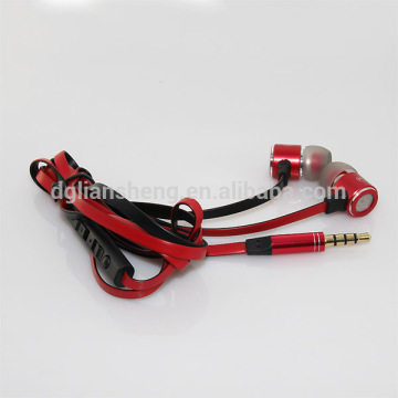 China wire earphone with mic 3.5mm earphone jack with switch
