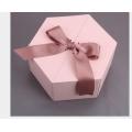 Aangepaste zeshoek Double Open Door Mqagnetic Gift Box