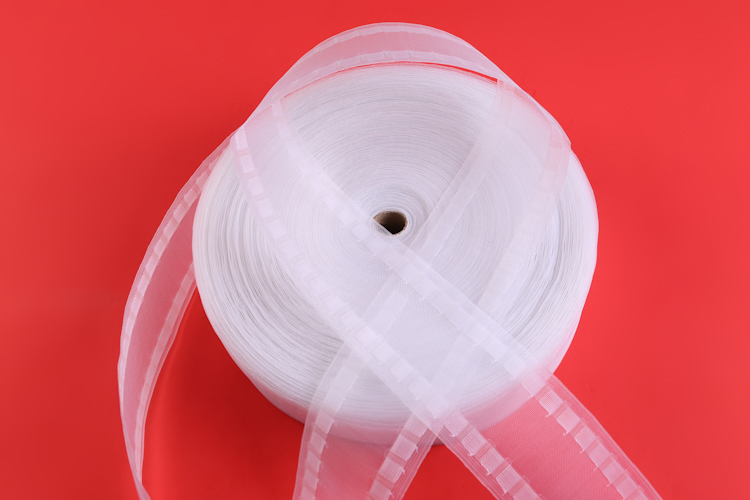 Transparent curtain tape