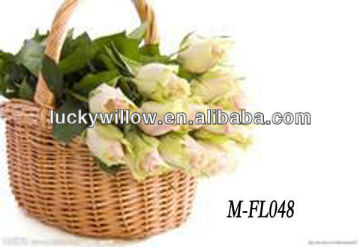 Christmas wicker gift basket & fruit basket & flower basket