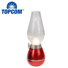 Vintage-Style Blowing-Controlled LED Kerosene Lamp Oil Candle Lamp for Bedside Night Light