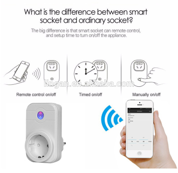 Smart Wireless Wifi Remote Plug Control Timer Switch smart wifi home socket