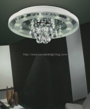 Stainless steel crytal decorative LED ceiling lamp