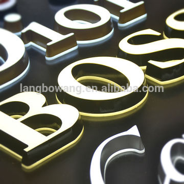 Customized acrylic & stainless steel (illuminated) letter/ graphic sign,logo, light box by sign manufacturer