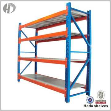 industrial carton flow shelving for warehouse