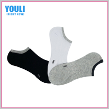 High quality ankle sport white socks; wholesale custom mens plain short socks