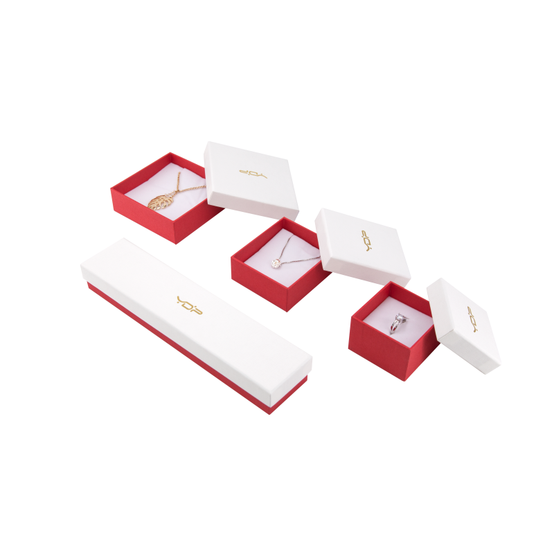 Arch Shape Red Velet Jewelry Box