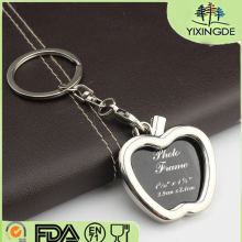 Custom elegant photo frame metal key chain