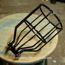 Classic Black Nordic Industrial Lamp Guard Bulb Birdcage Vintage Lights Iron Wire Lamp Cage Lampshade Light Guard