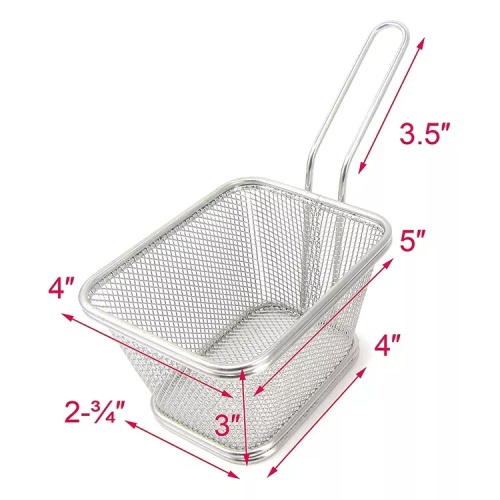 Stainless steel French fries basket