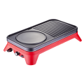 Indoor rokloze BBQ -grill en pannenkoekmaker