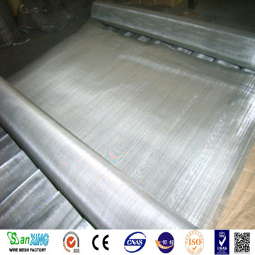 Malla de alambre tejido de aluminio liso