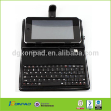 Universal 7 inch keyboard case for android tablet USB connector