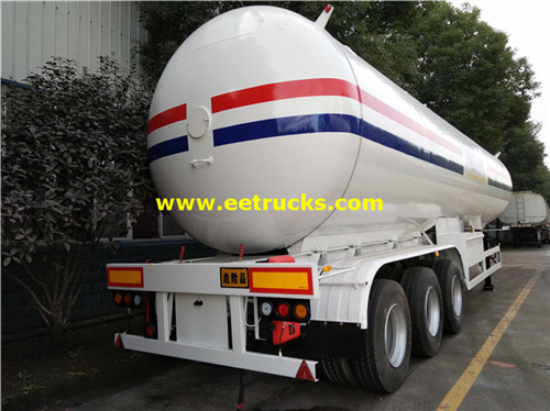 56 CBM 24ton Propane Usafirishaji Tanker Trailers