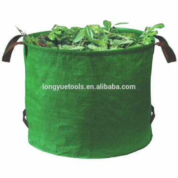 237L pp material reuse garden waste bag 4 handles