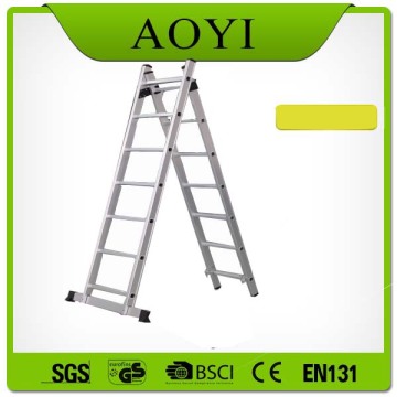 Aluminum section extension ladder