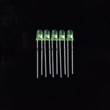 LED superbrilhante de 3 mm verde-amarelo para indicador