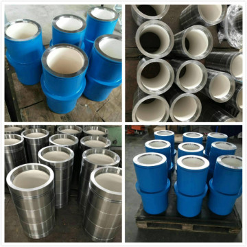 Bimetal mud pump liner and ceramic mud pump liner