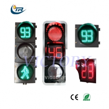 Dual Colour Digital Countdown Timer, Vehicular Traffic Countdown Timer