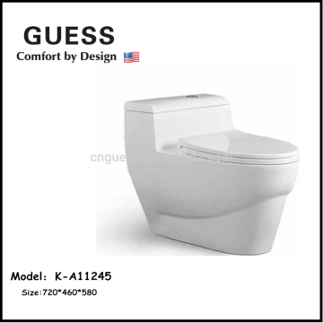 sitting wc pan,siphonic flush toilet,K-A11245